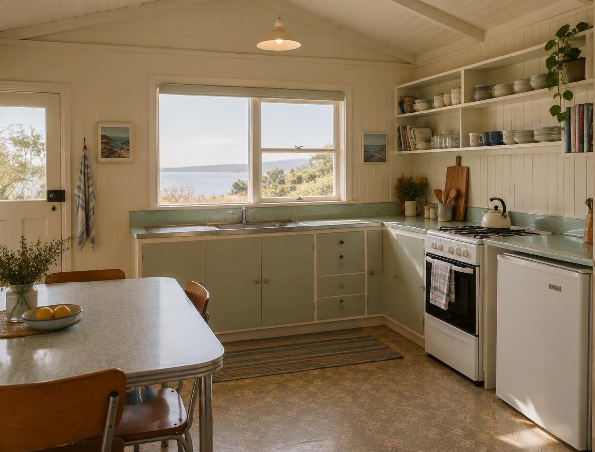 Retro bach kitchen